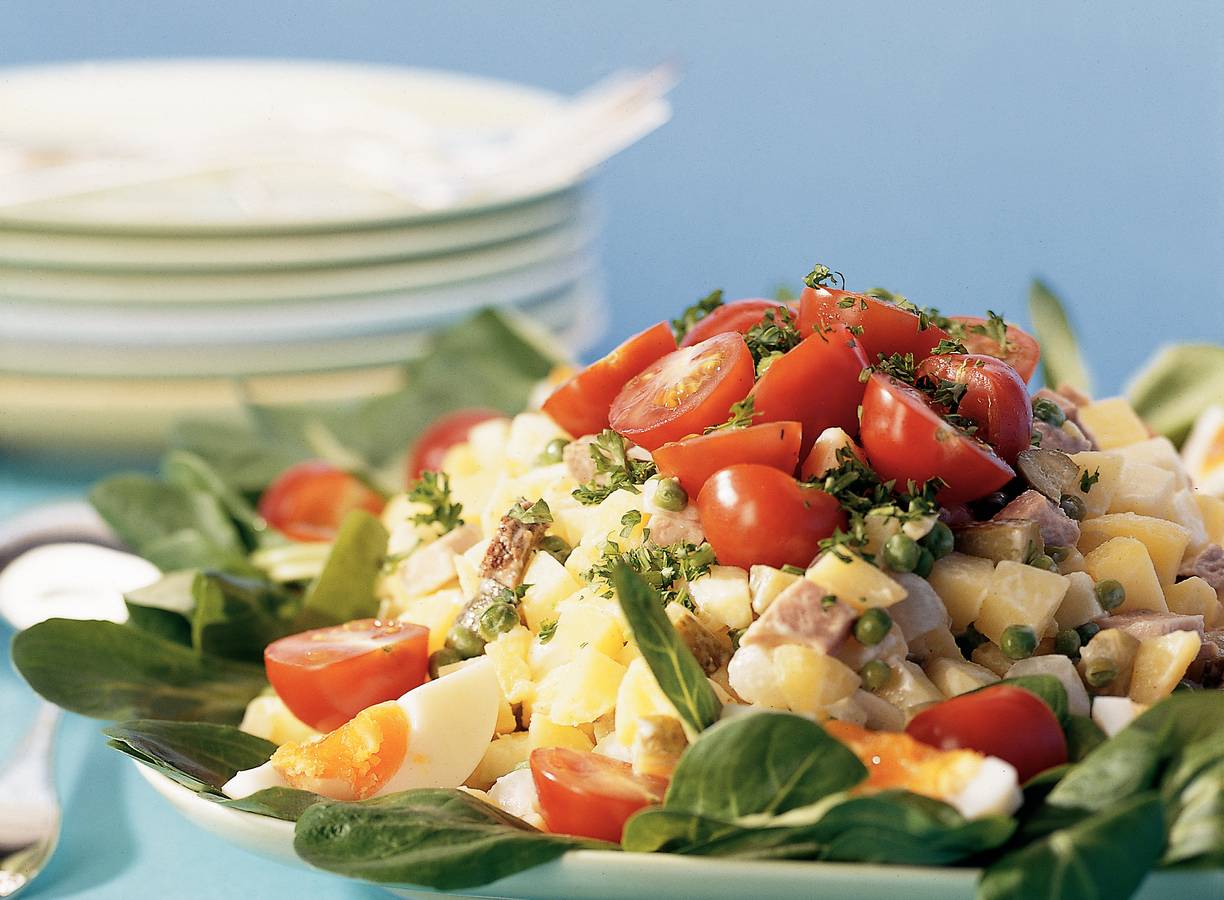 Huzarensalade met tomaatjes