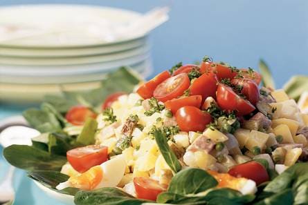 Huzarensalade met tomaatjes