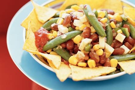 Mexicaanse bonensalade met sugar snaps