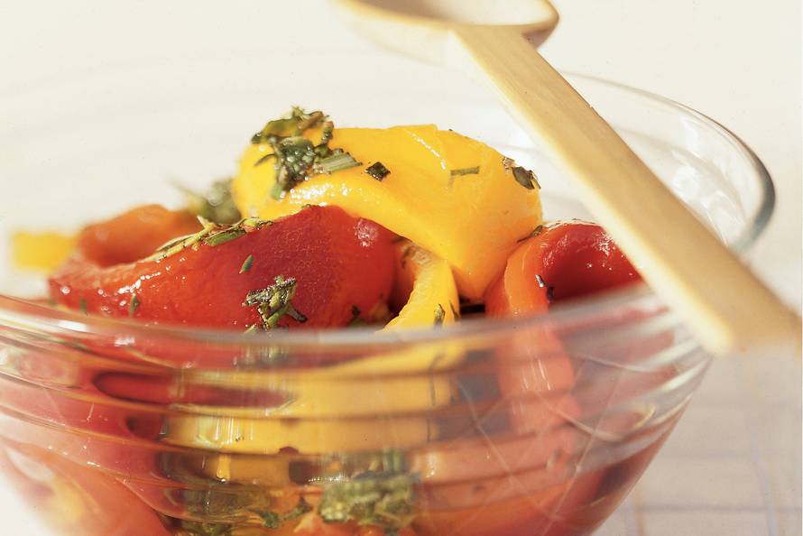 Paprika's in kruidenmarinade recept Allerhande Albert Heijn