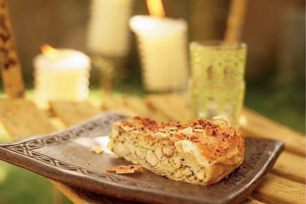 Marokkaanse kippenpastei ( Bisteeya)