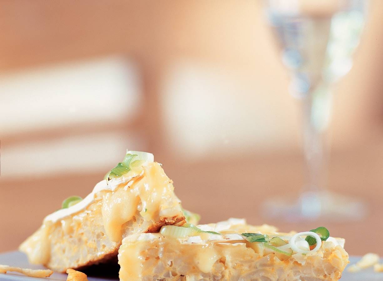 Röstikoek met brie