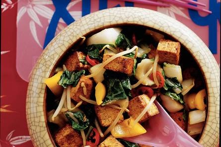 Thaise tahoe met groenten