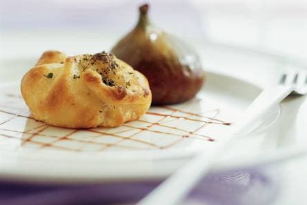 Geitenkaas met vijgen in portsiroop