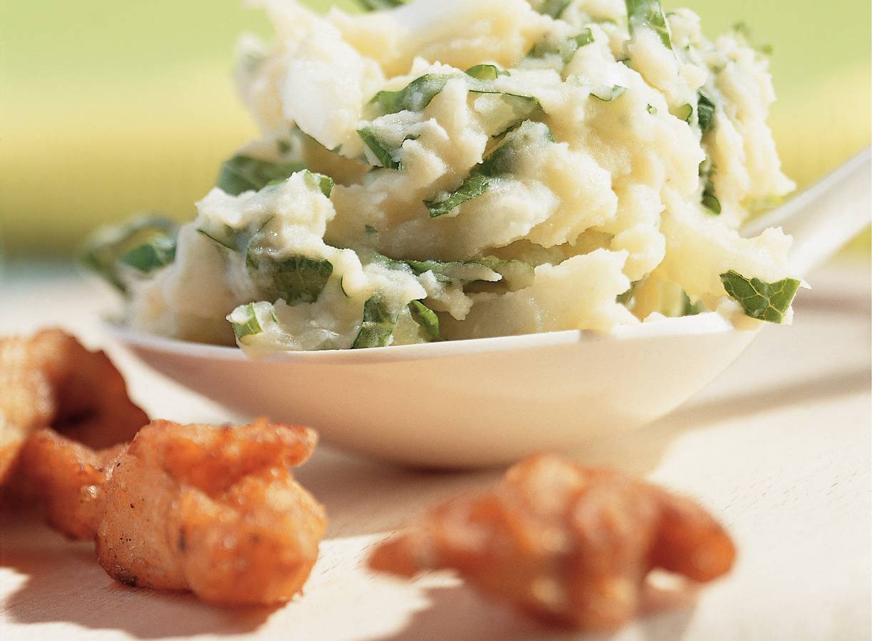 Paksoistamppot met kibbeling