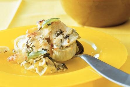Preiflan met basilicum