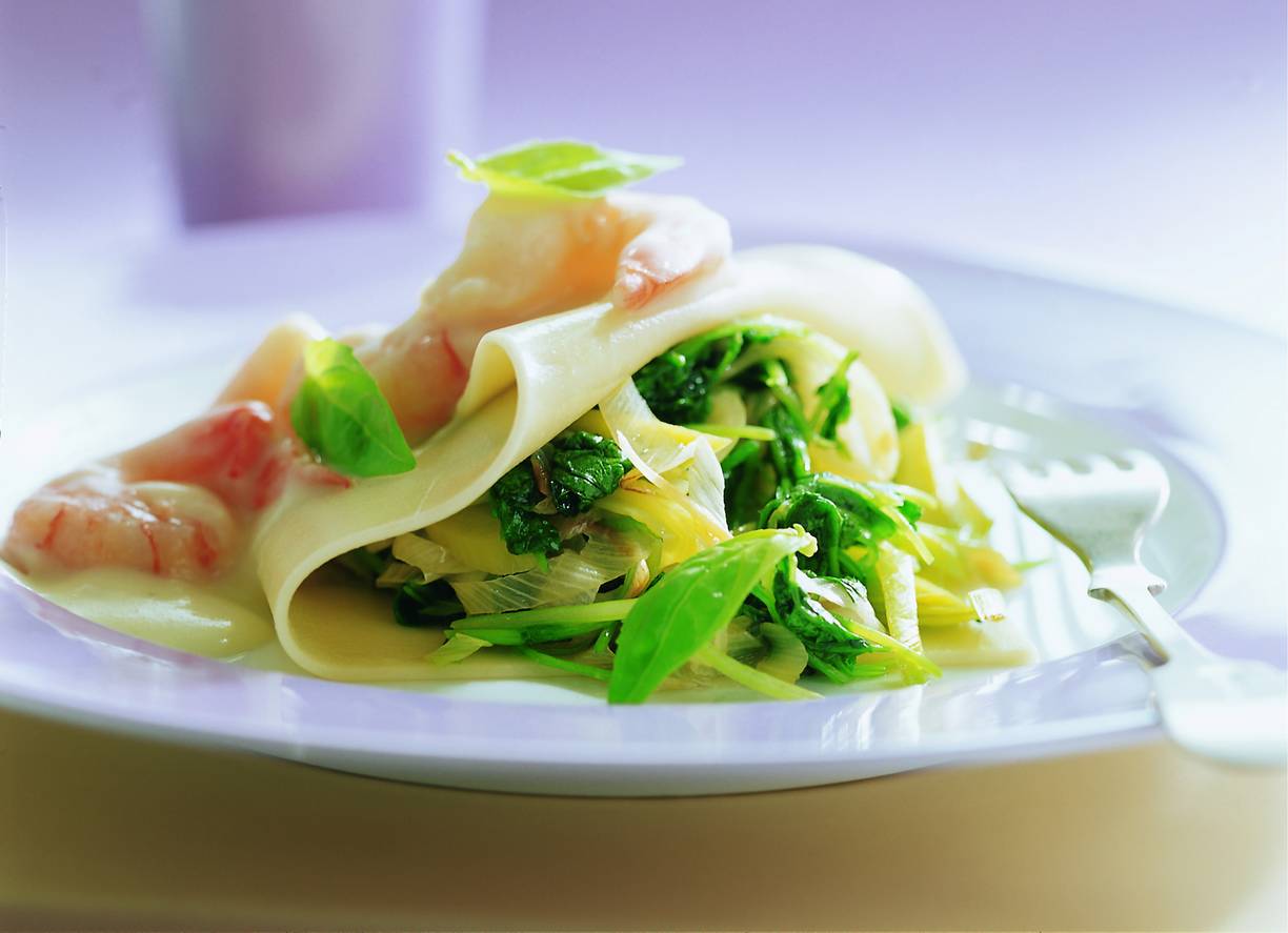 Lasagnepakketjes met raapstelen