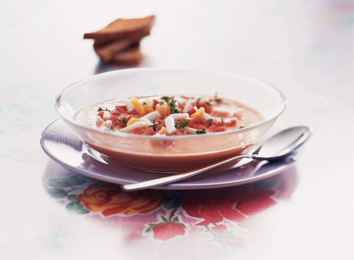 Koude dikke tomatencrème uit Córdoba