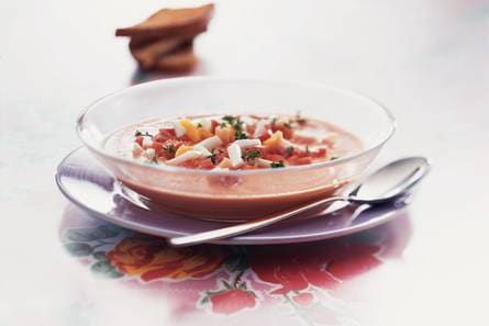 Koude dikke tomatencrème uit Córdoba