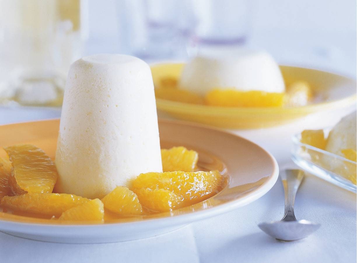 Luchtige sinaasappelpuddinkjes
