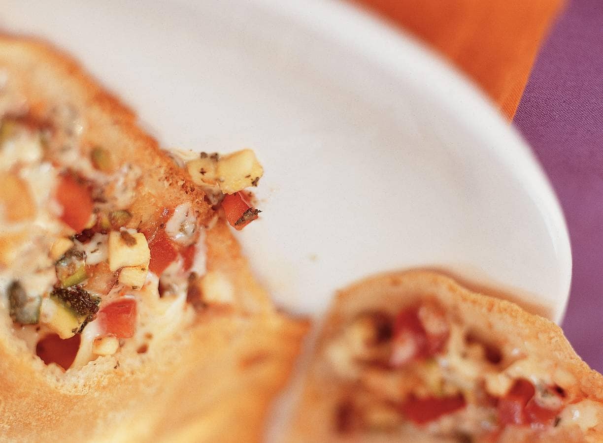Kruidige groentecalzone