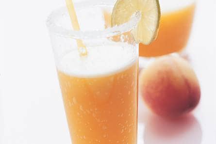 Perzikshake met gember