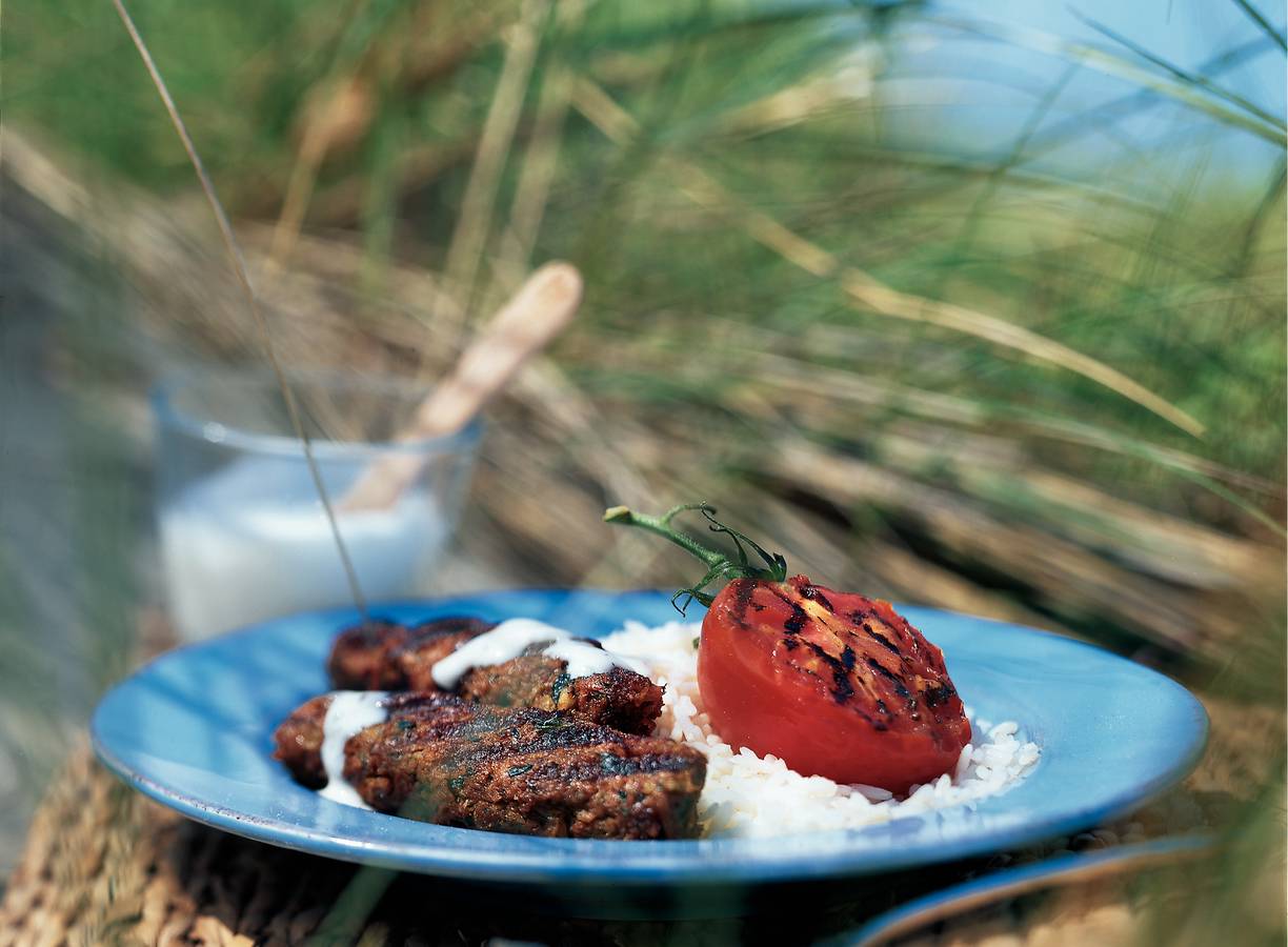 Geroosterde kebabs