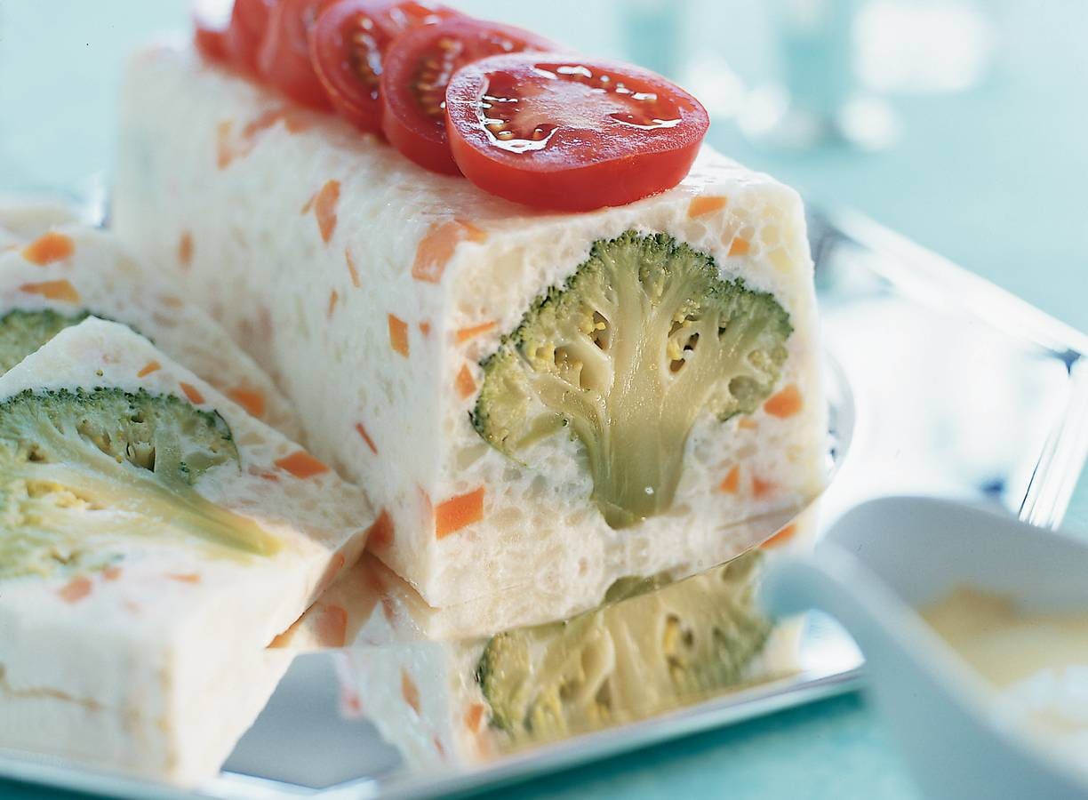 Terrine met bloemkool en broccoli