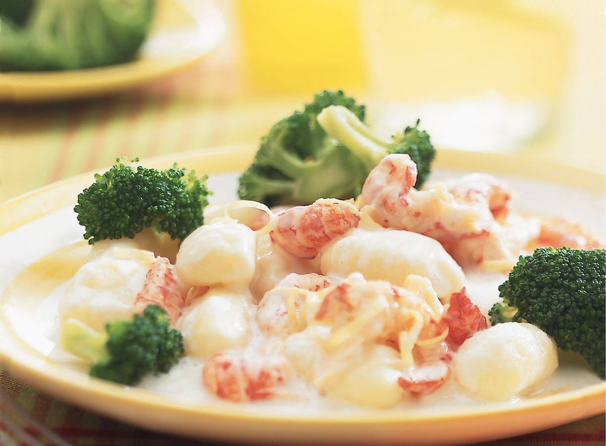 Gnocchi met rivierkreeftjes