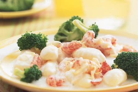 Gnocchi met rivierkreeftjes