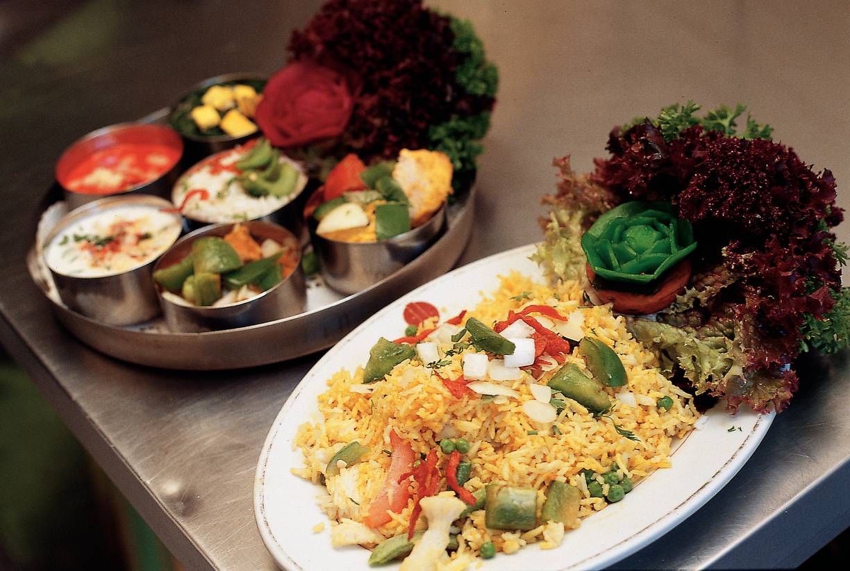 Biryani met gemengde groenten