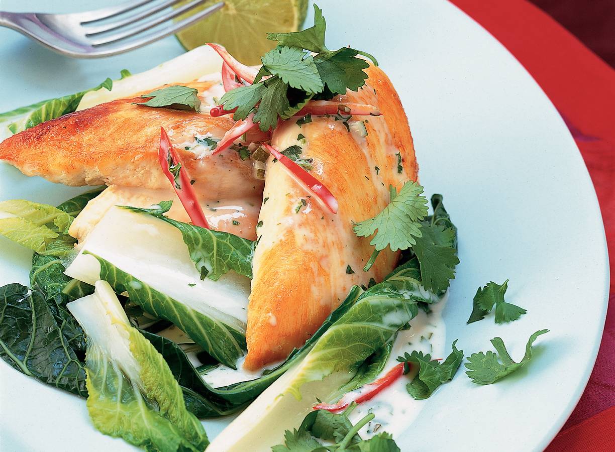 Kipfilet met Thaise groene curry