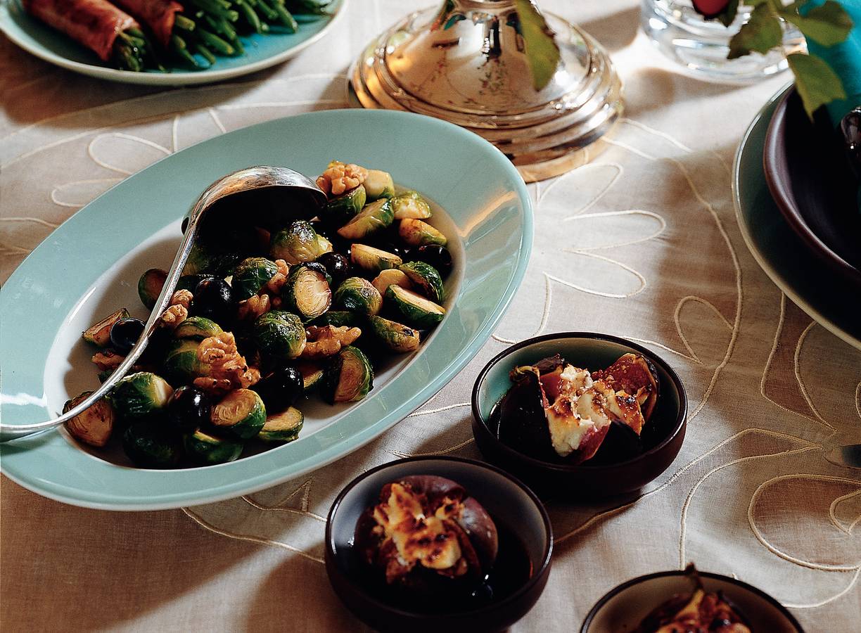 Haricots verts in rauwe ham