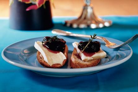 Brie met portpruimen