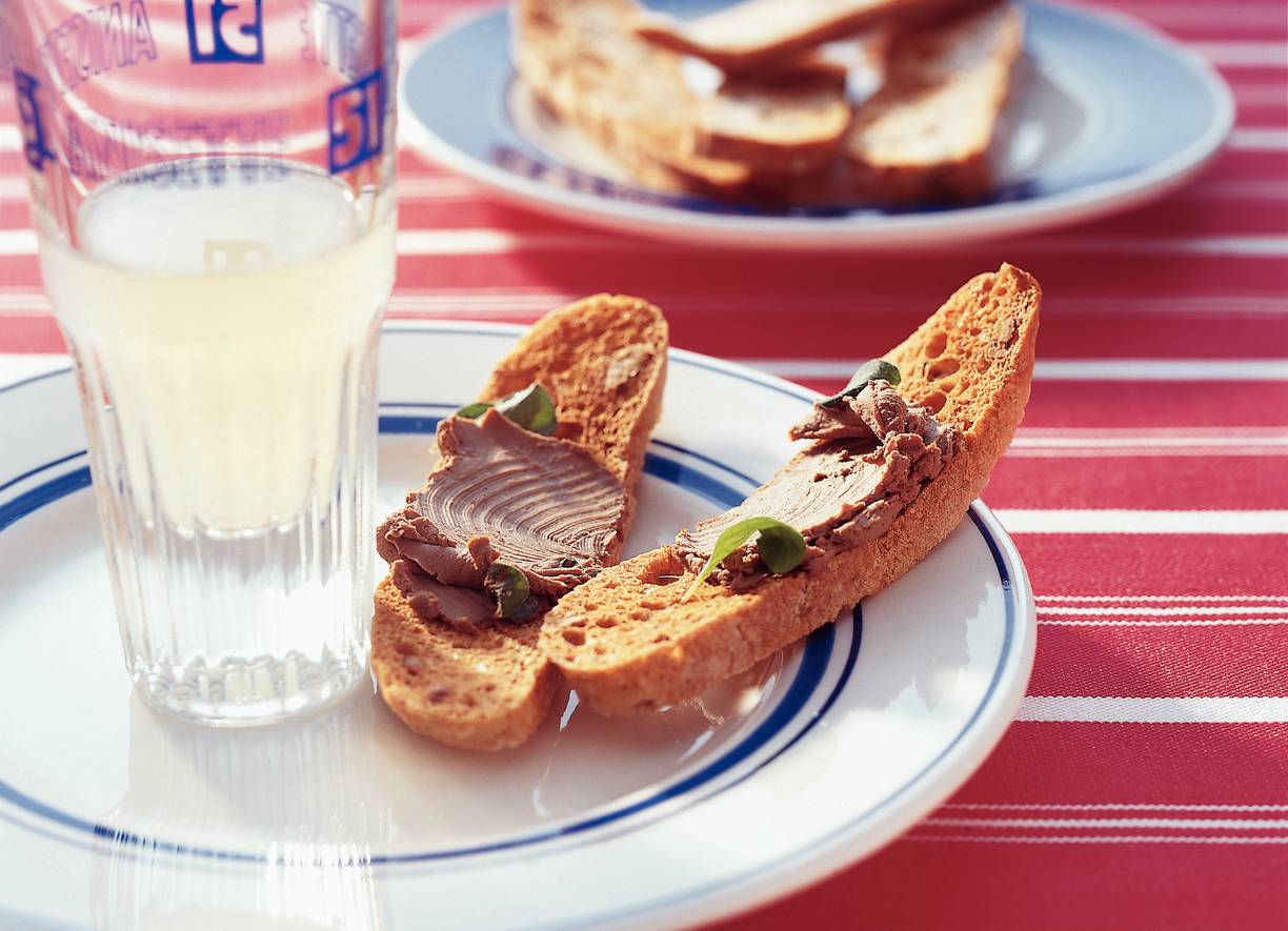 Parfait van kippenlevertjes