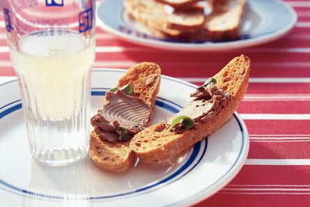 Parfait van kippenlevertjes