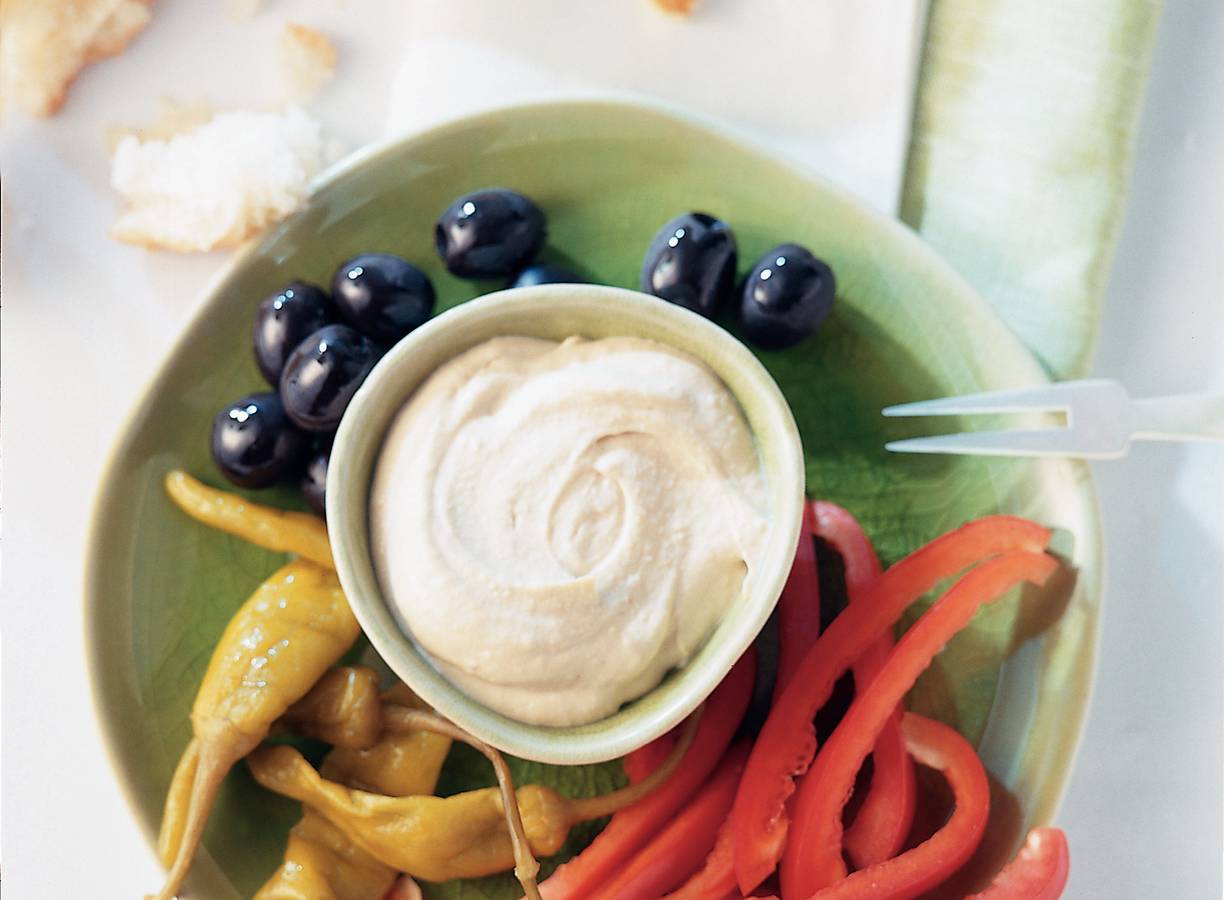 Hummus garni