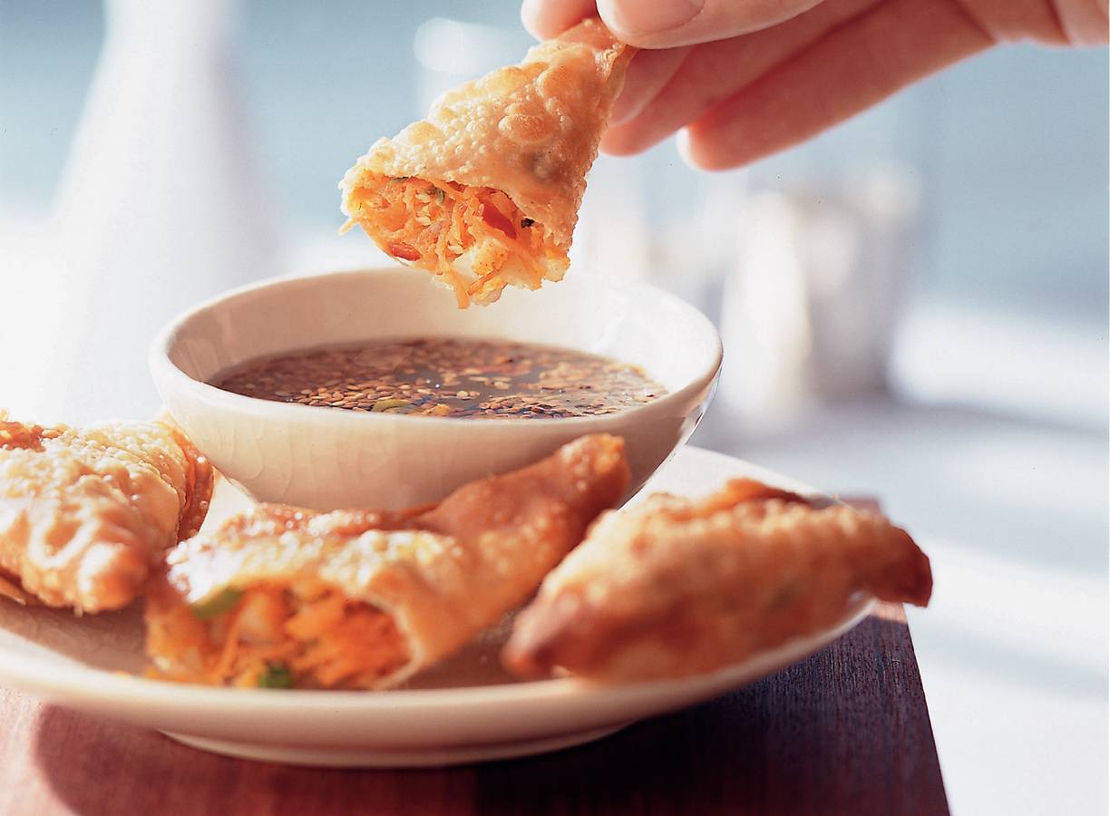 Vegetarische wontons
