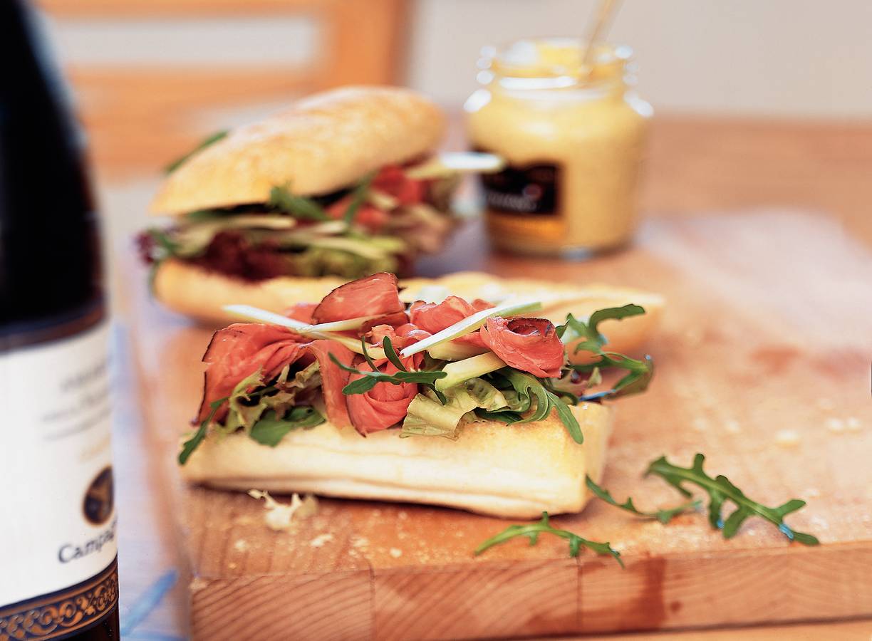 Ciabatta met rosbief