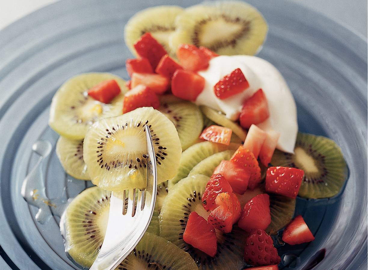 Kiwi-aardbeisalade