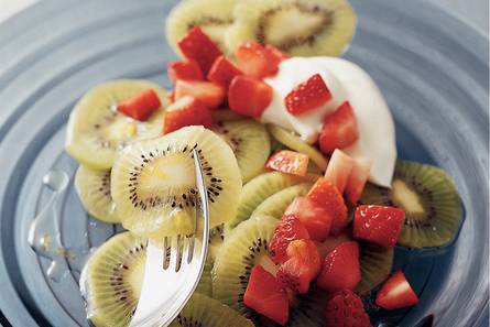 Kiwi-aardbeisalade