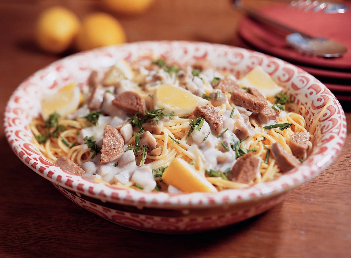 Spaghetti limone