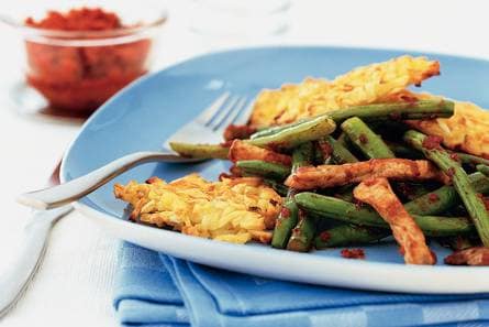 Varkensschnitzel met rösti