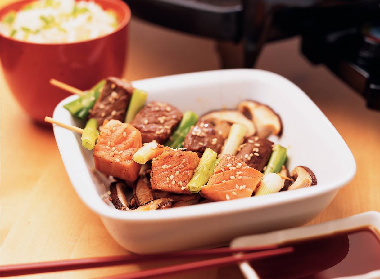 Teriyaki-spiesjes