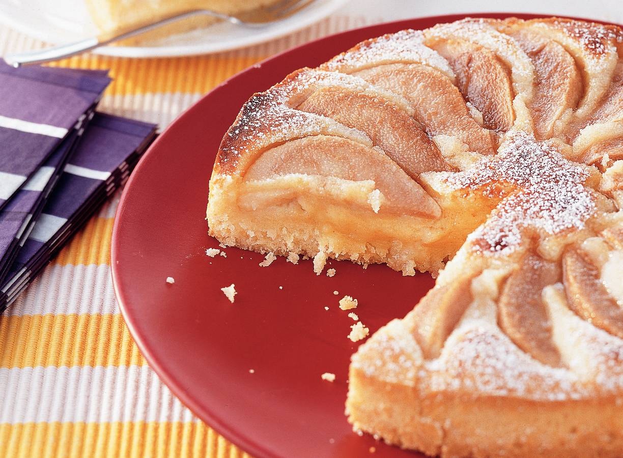 Flan van peer
