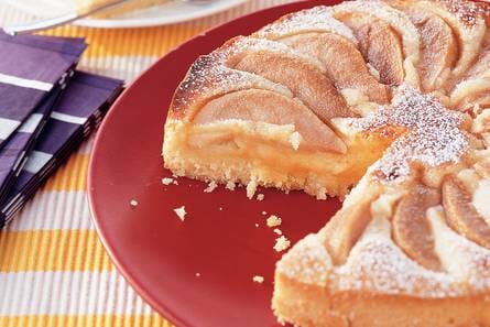 Flan van peer