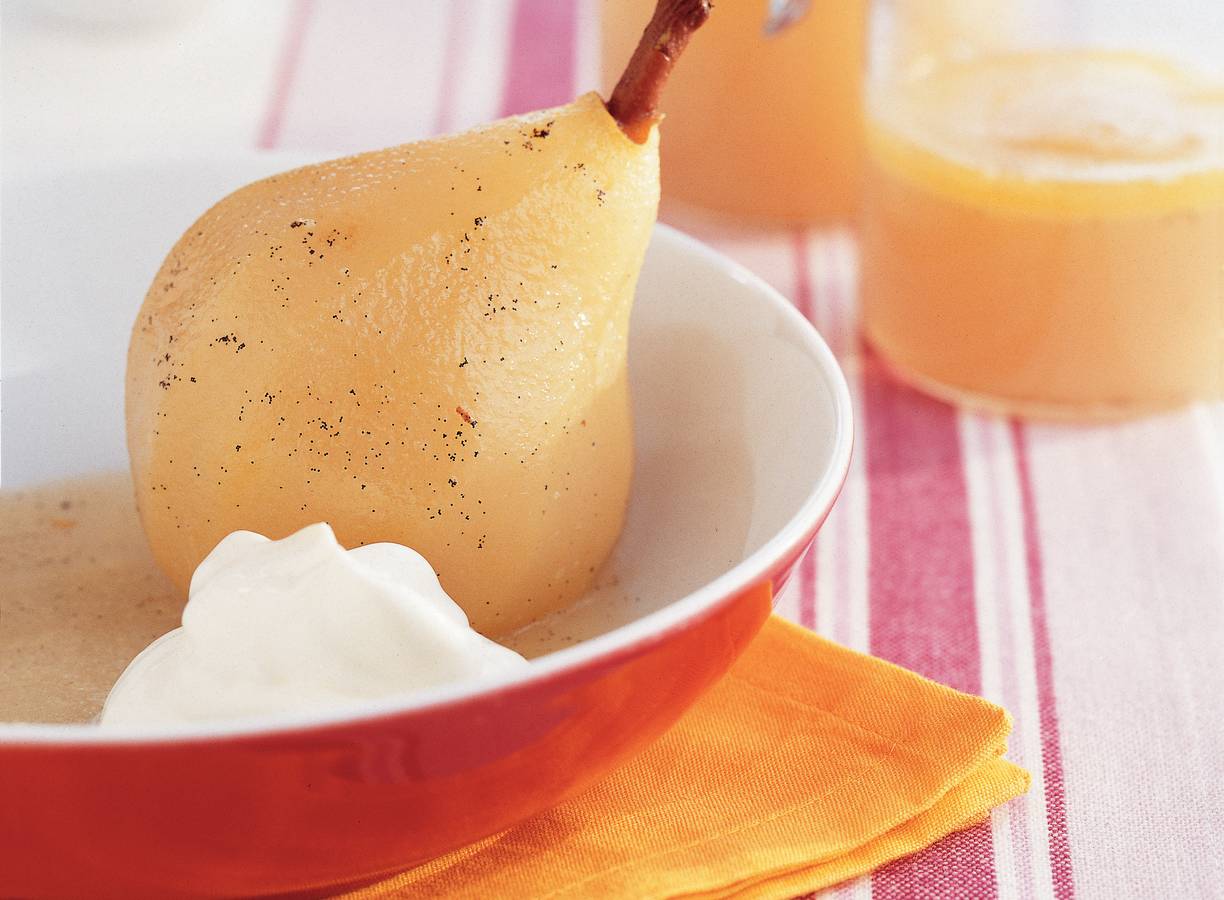 Kruidige peren in een weckpot