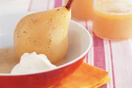 Kruidige peren in een weckpot