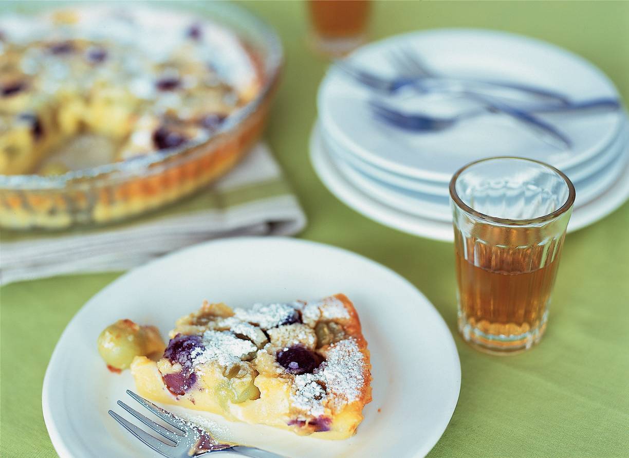 Druivenclafoutis