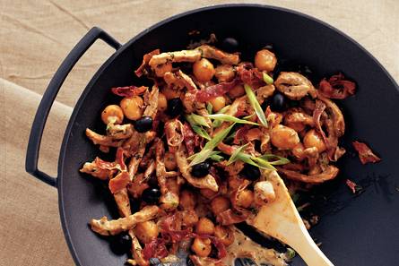 Varkensschnitzel in kruidige marsalasaus