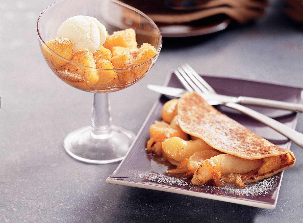 Winterfruit pannenkoekjes