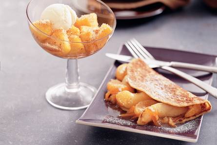 Winterfruit pannenkoekjes