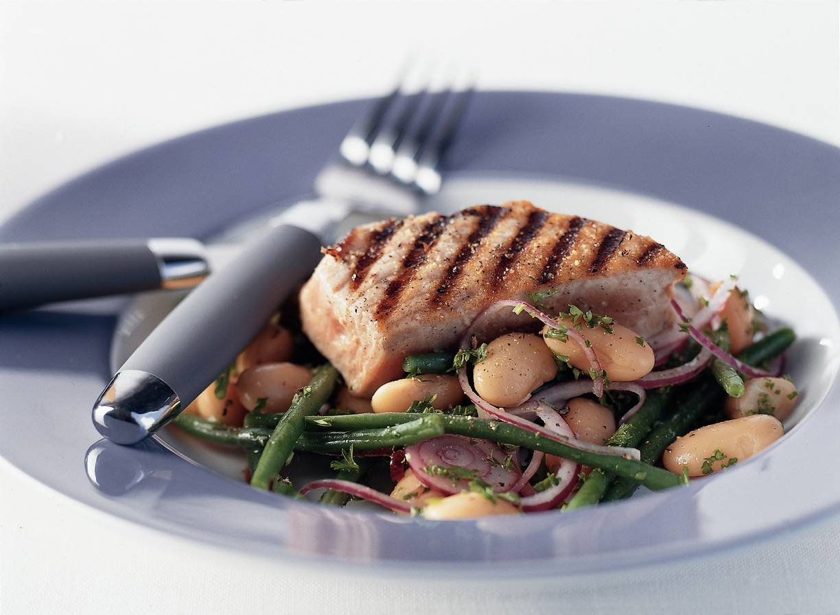 Bonensalade met tonijn