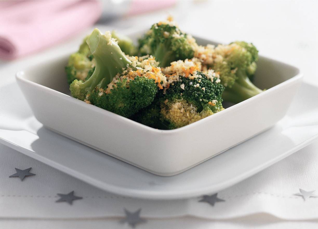 Broccoli met sinaasappelkruim