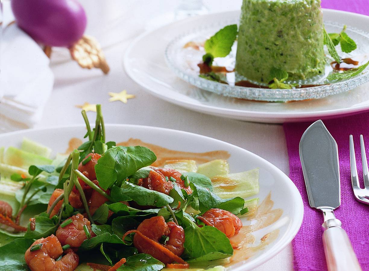 Tuinerwtentimbaaltje met balsamicosiroop