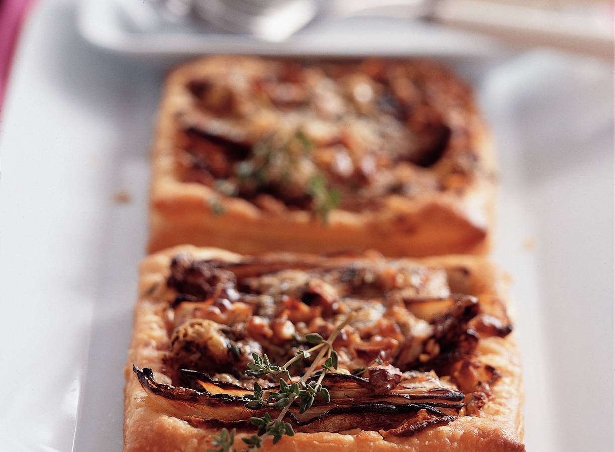 Witloftaartjes met stilton