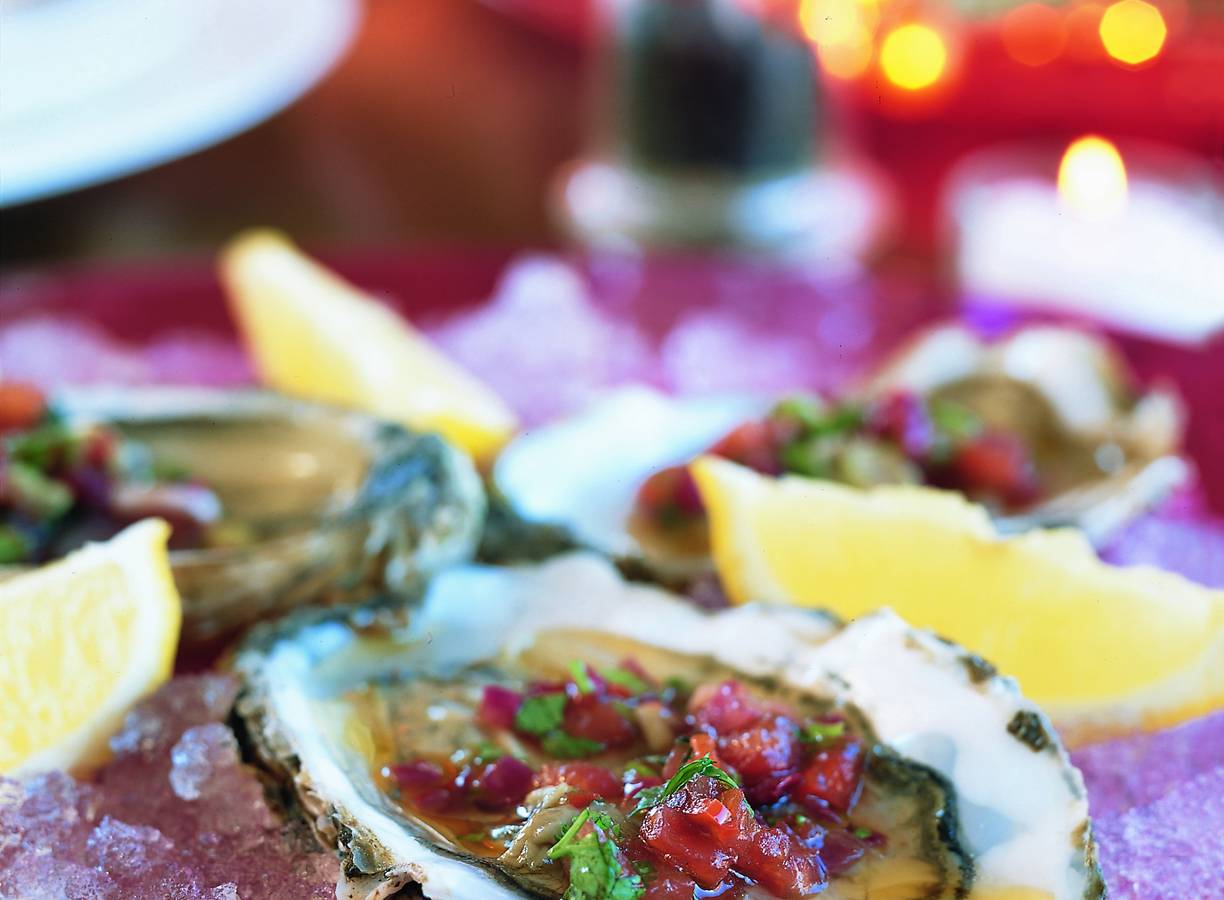 Trio van oesters