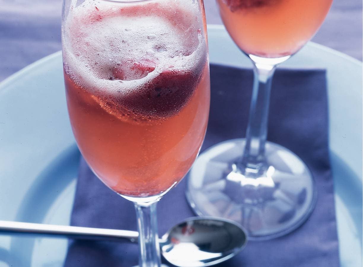 Kir Royal sorbet