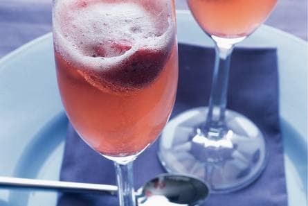 Kir Royal sorbet