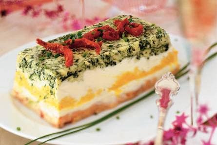 Eierterrine met geitenkaas